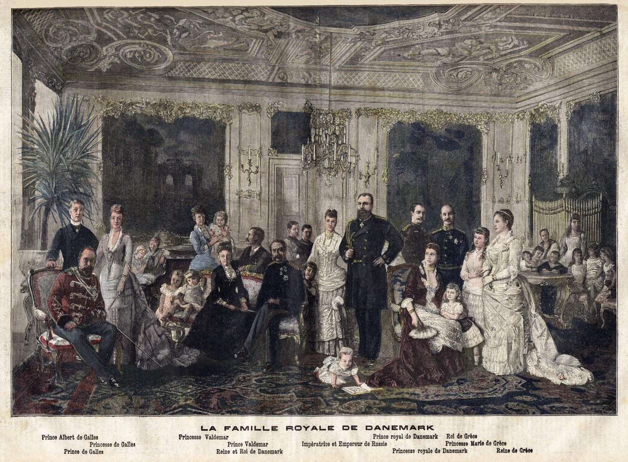 La famille royale du Danemark - Danish School