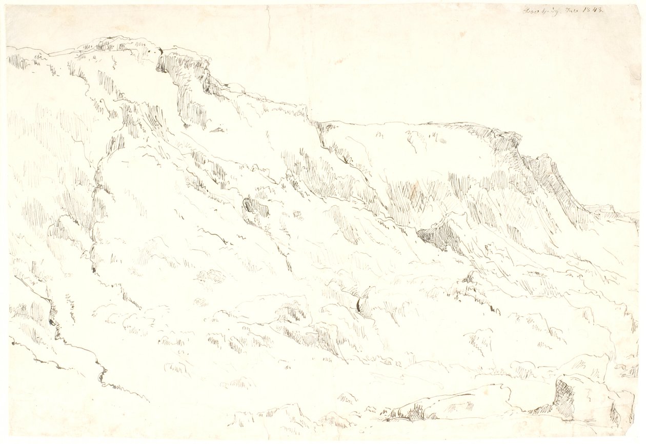 Partie de la falaise à Bovbjerg - Dankvart Dreyer