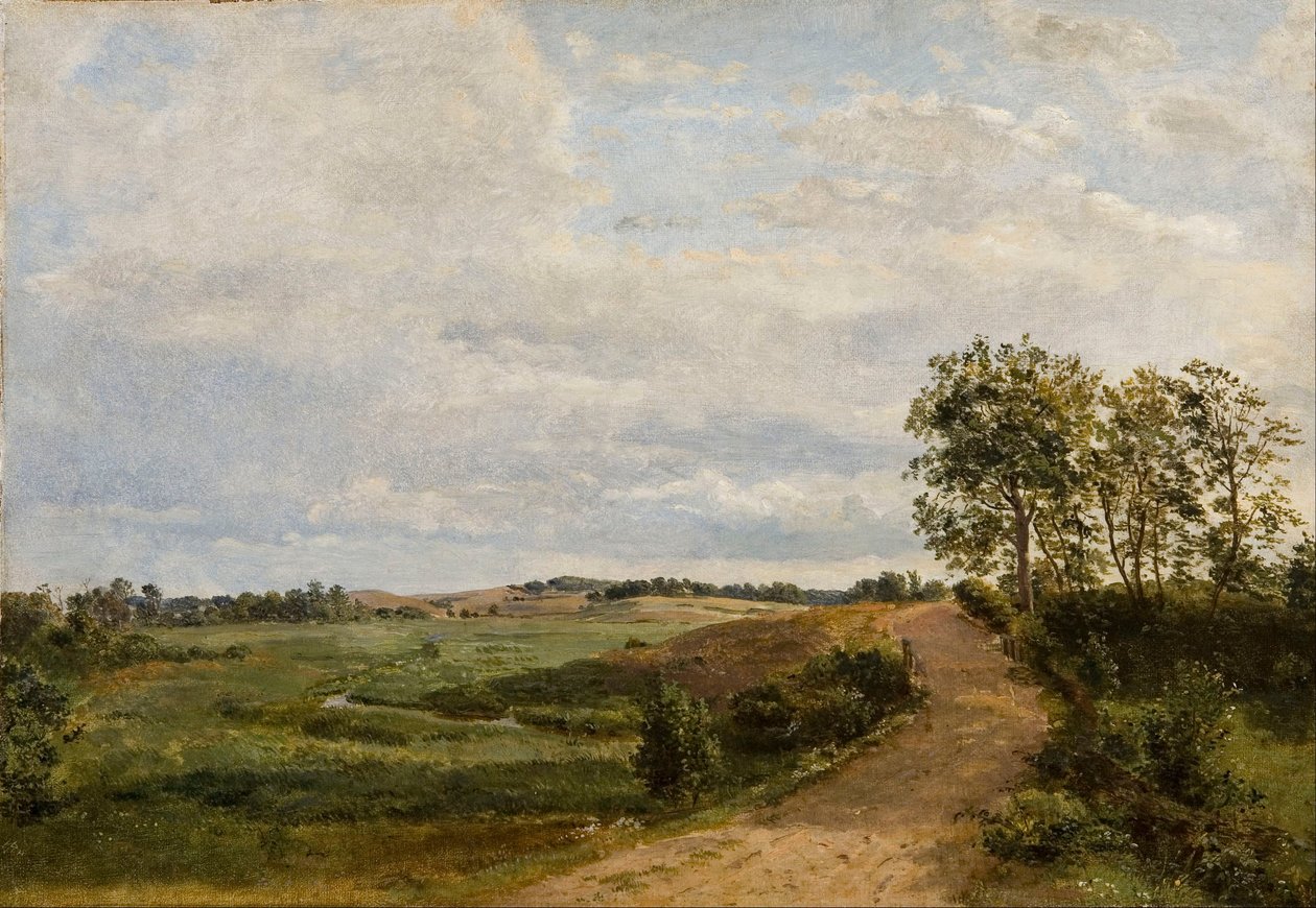 Route à travers les collines. L