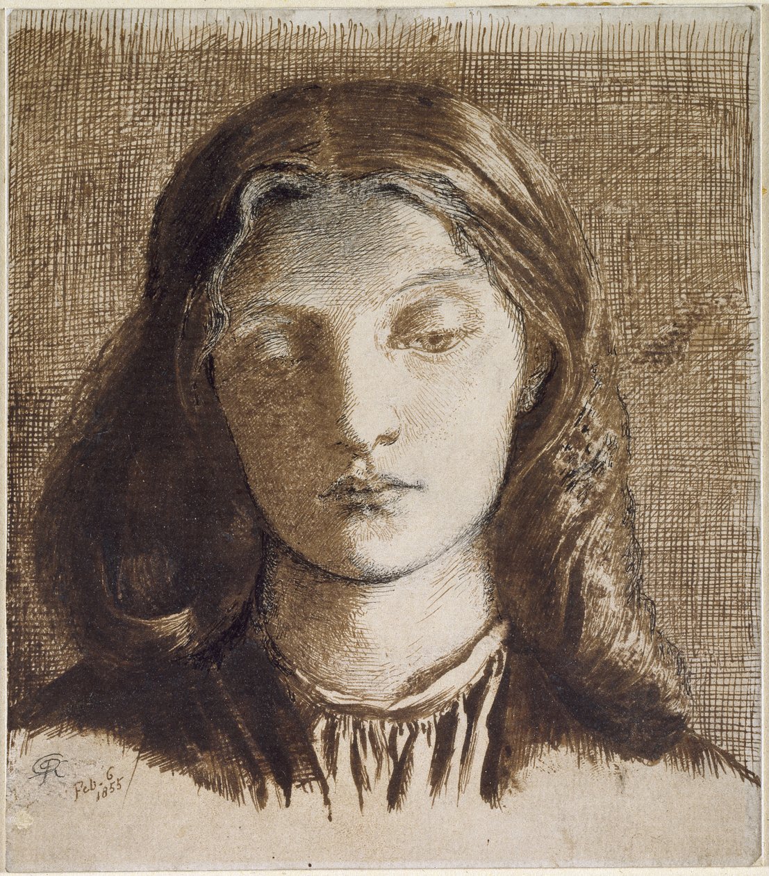 Elizabeth Siddal, 1855 - Dante Gabriel Charles Rossetti