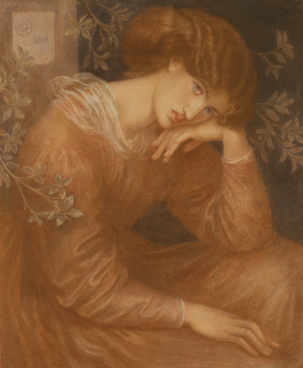 Rêverie, 1868 - Dante Gabriel Charles Rossetti