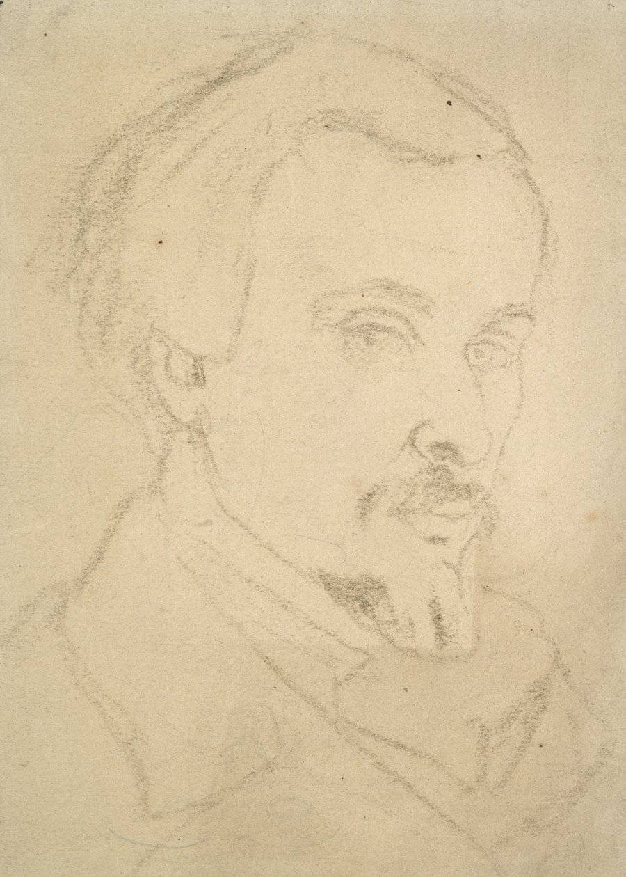 Autoportrait - Dante Gabriel Charles Rossetti