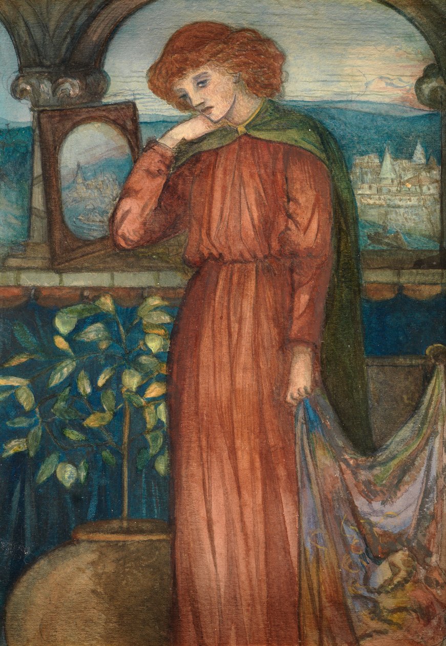 La Dame de Shalott - Dante Gabriel Charles Rossetti