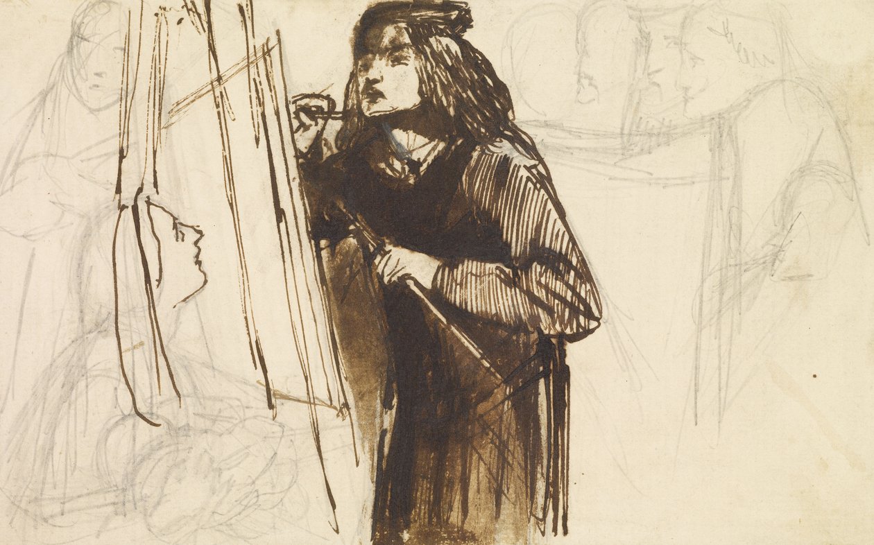 Un peintre au travail, 1850-1852 - Dante Gabriel Charles Rossetti