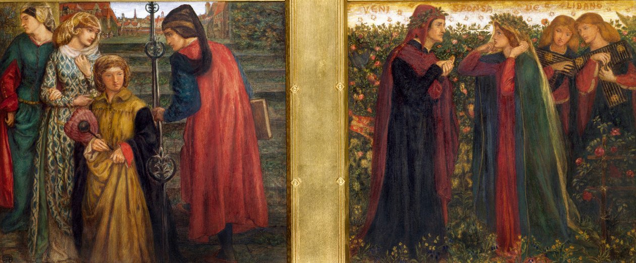 Dante salue Béatrice - Dante Gabriel Charles Rossetti