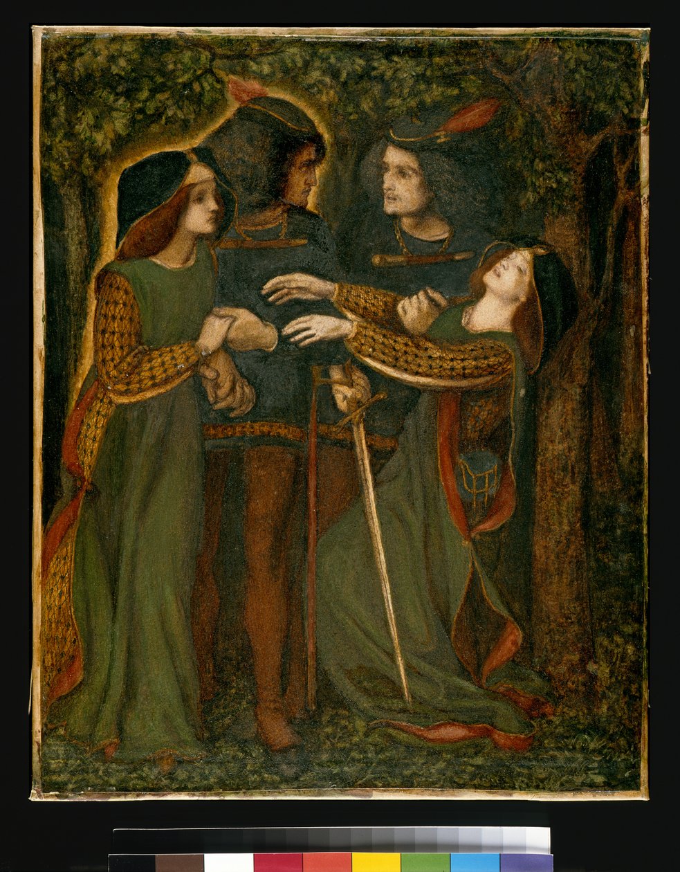 Comment ils se sont rencontrés, c.1850-60 - Dante Gabriel Charles Rossetti