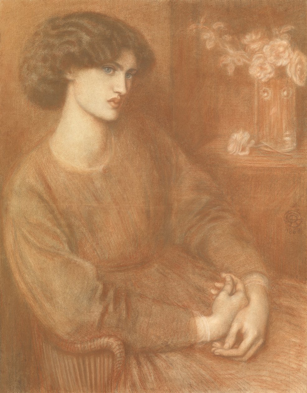Jane Morris, 1868 - Dante Gabriel Charles Rossetti