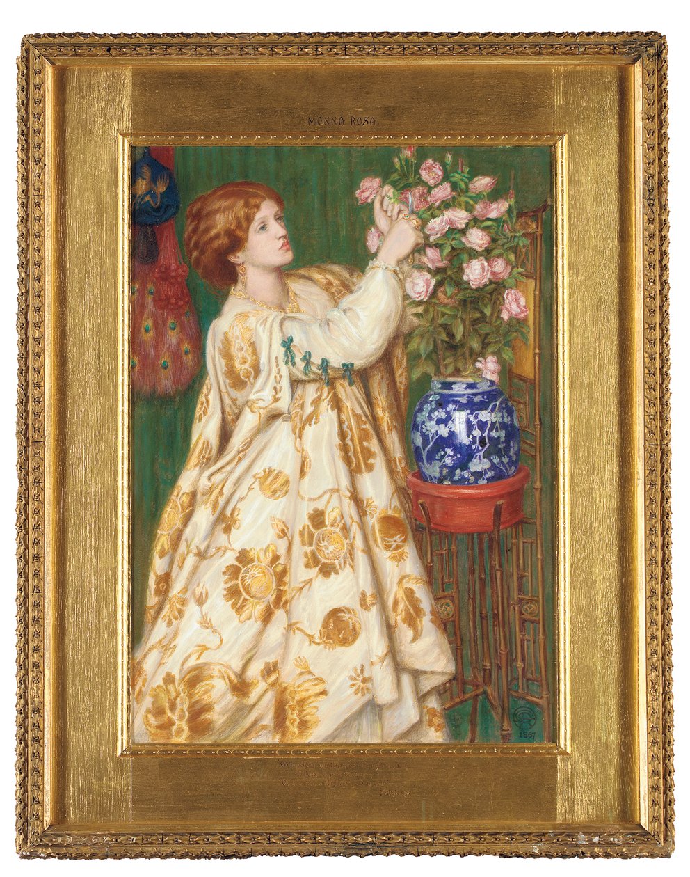 Monna Rosa, 1867 - Dante Gabriel Charles Rossetti