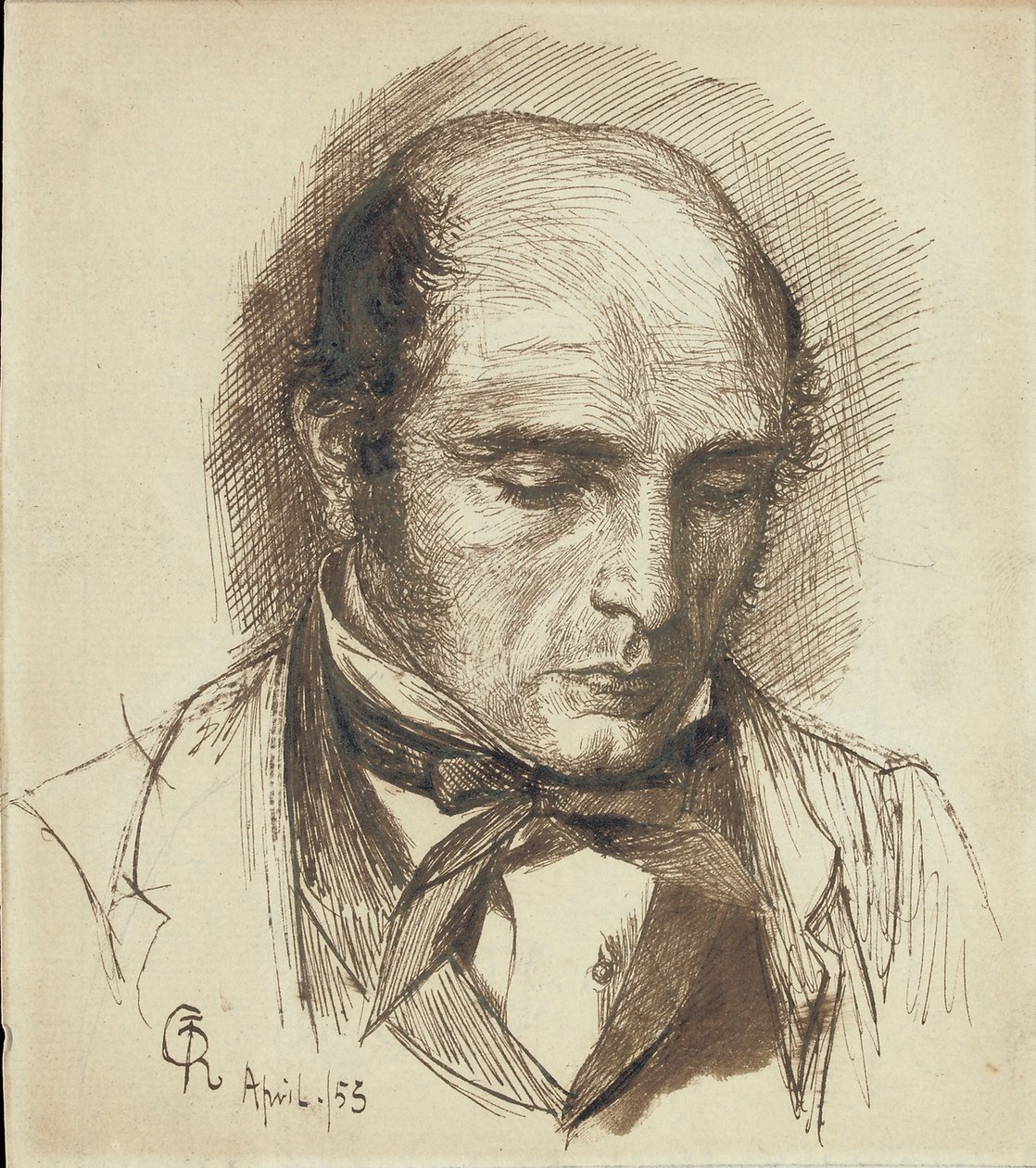 Portrait de Henry Polidori, 1953 - Dante Gabriel Charles Rossetti