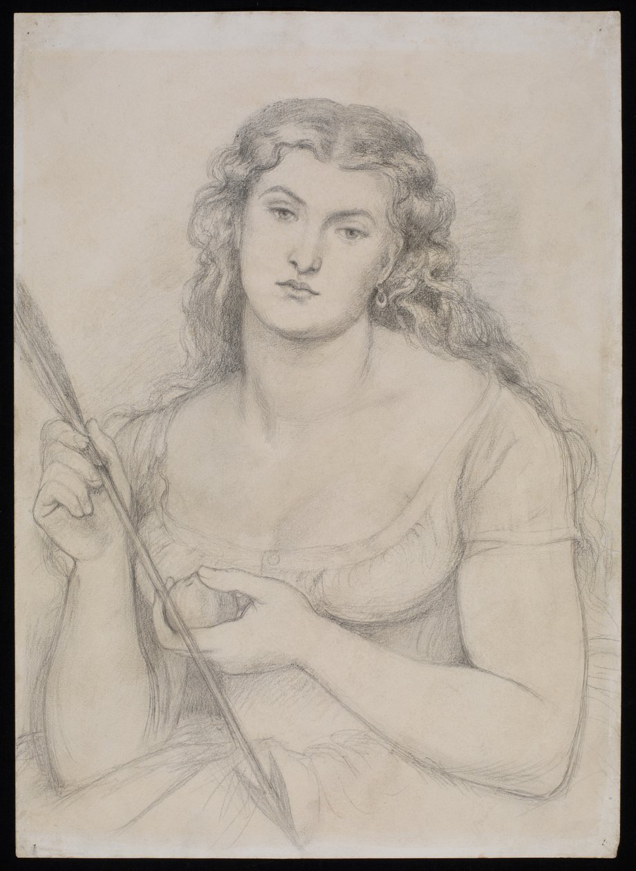 Étude pour "Venus Verticordia", vers 1863-64 - Dante Gabriel Charles Rossetti