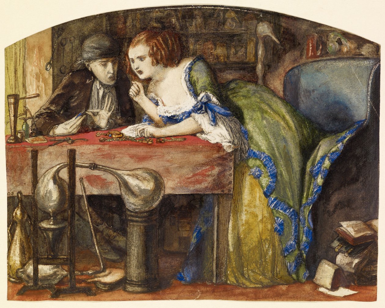 Le Laboratoire - Dante Gabriel Charles Rossetti