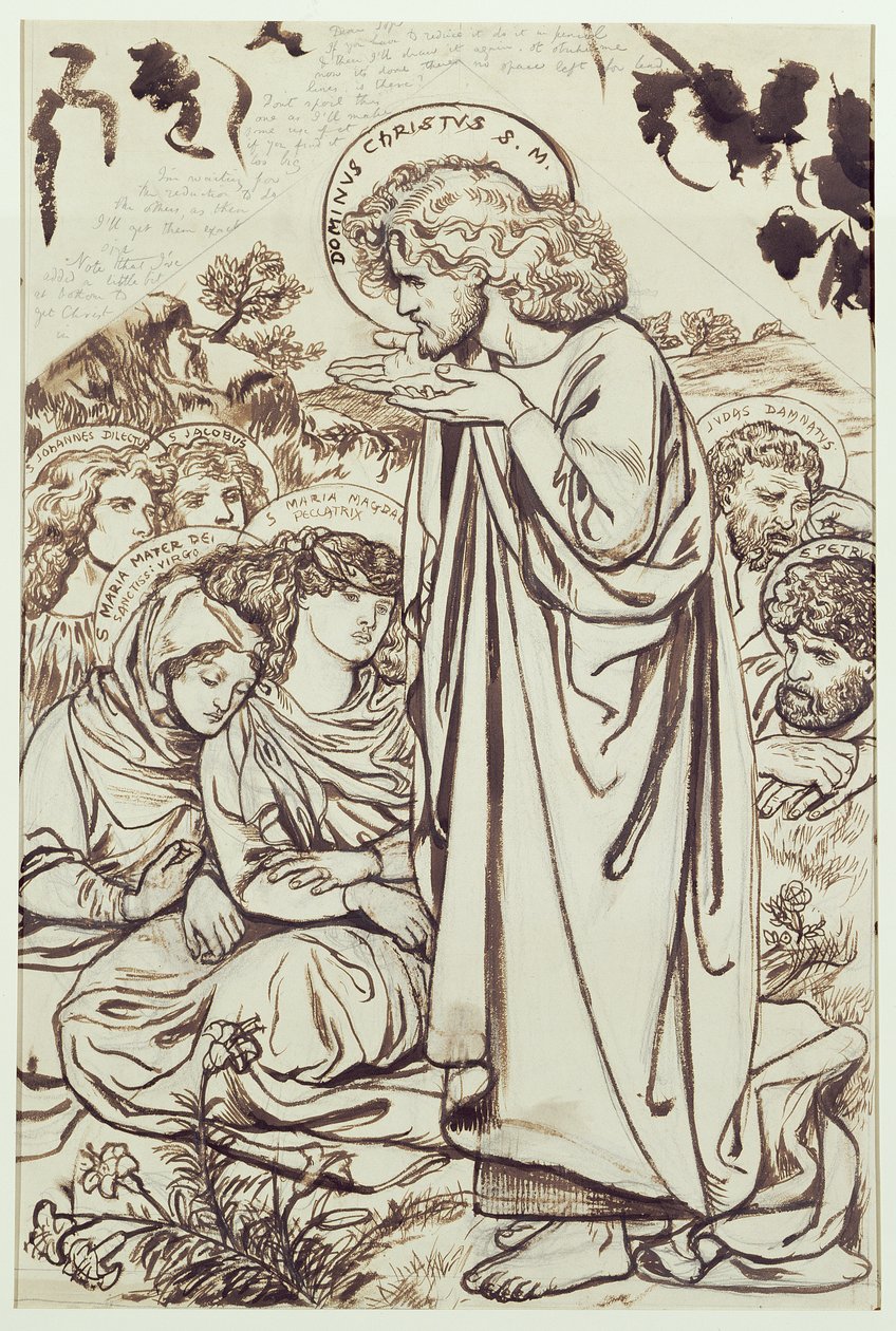 Le Sermon sur la montagne - Dante Gabriel Charles Rossetti
