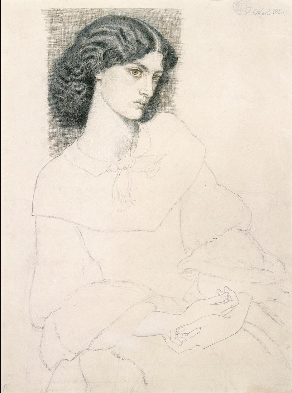 Jane Burden (1840-1914) - Dante Gabriel Rossetti