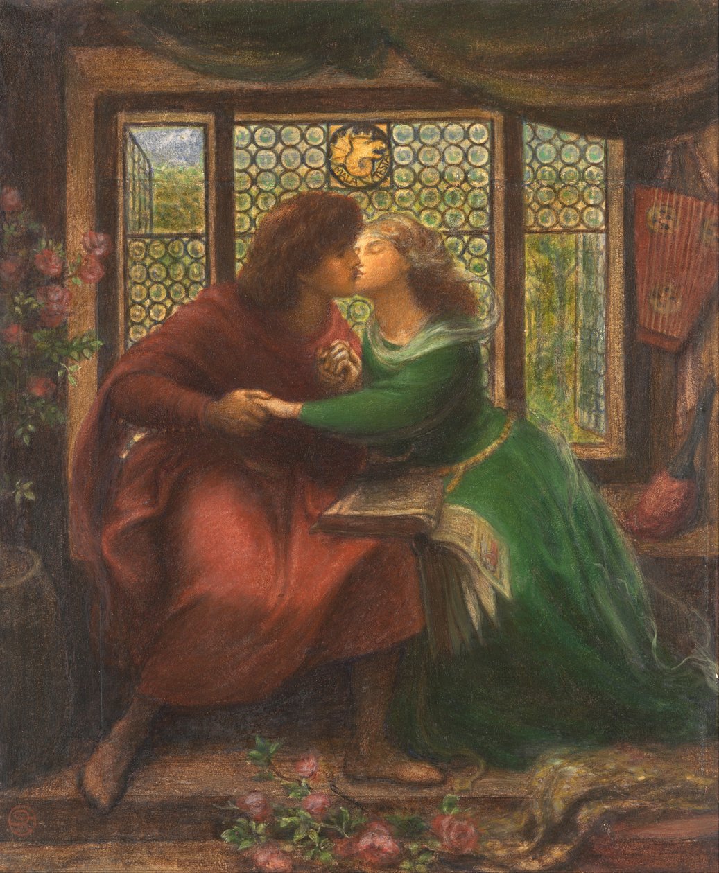 Paolo et Francesca da Rimini - Dante Gabriel Rossetti