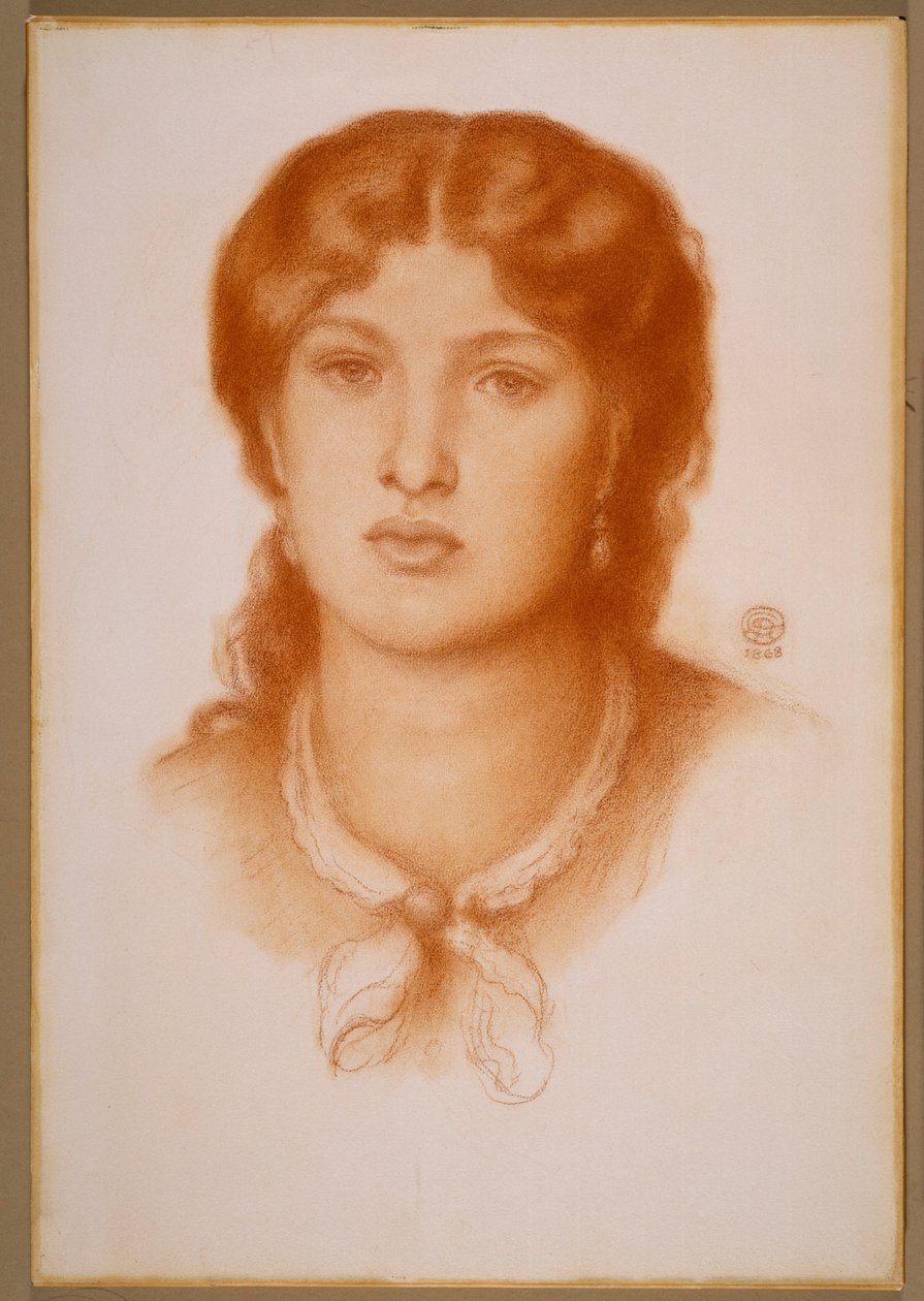 Portrait de Fanny Cornforth - Dante Gabriel Rossetti