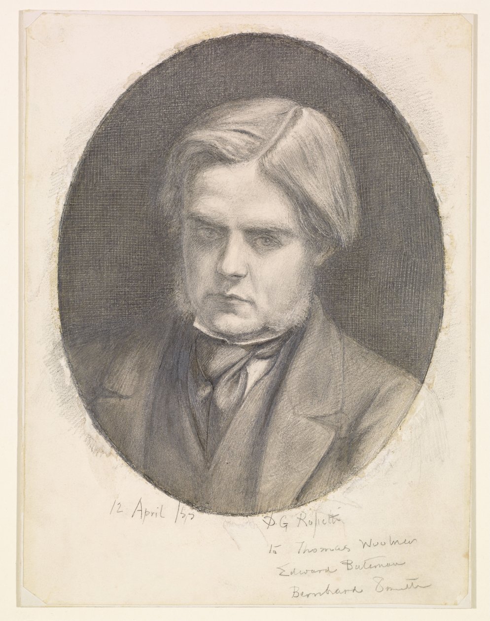 Portrait de William Holman Hunt (1827-1910) - Dante Gabriel Rossetti