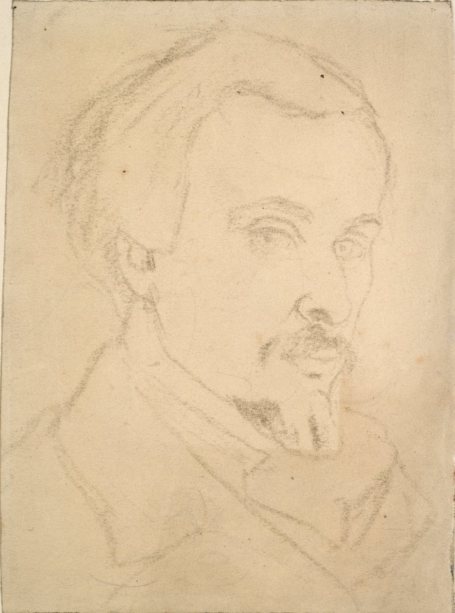 Autoportrait, vers 1850-1870 - Dante Gabriel Rossetti