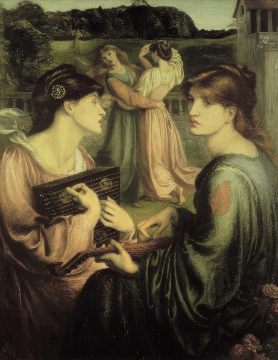Le Préau - Dante Gabriel Charles Rossetti