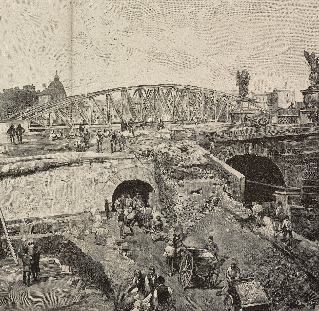 Travaux sur le Ponte Sant