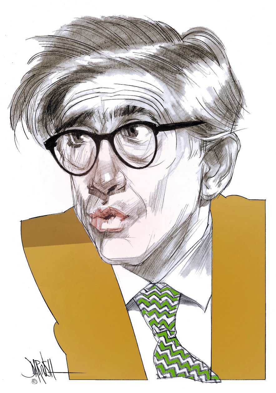 Franco Debenedetti (dessin numérique au crayon de couleur) - Dariush Radpour