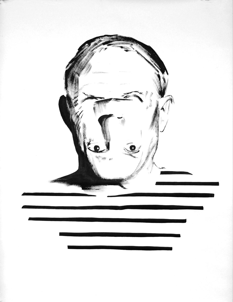 Être Pablo Picasso, 2012 (encre sur papier) - Darren Coffield