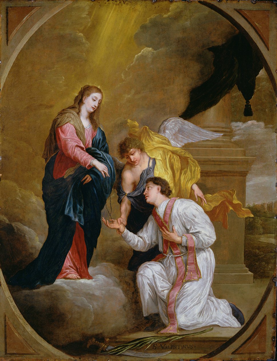 Saint Valentin en supplication - David III Teniers