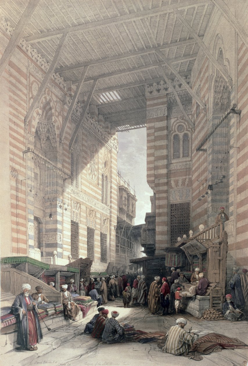 Bazar des marchands de soie, Le Caire, d
