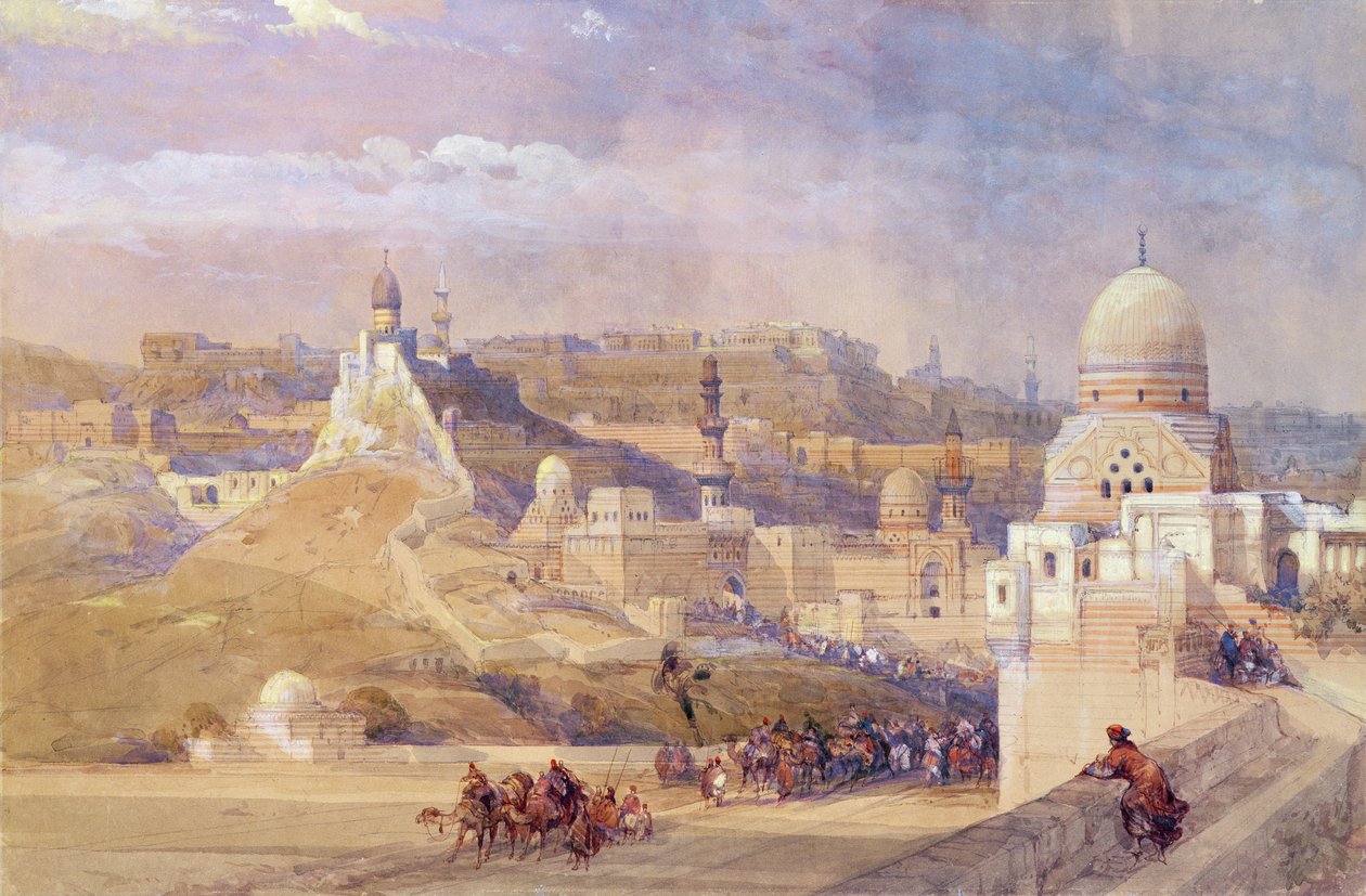 La Citadelle du Caire, Résidence de Mehmet Ali, 1842-49 - David Roberts