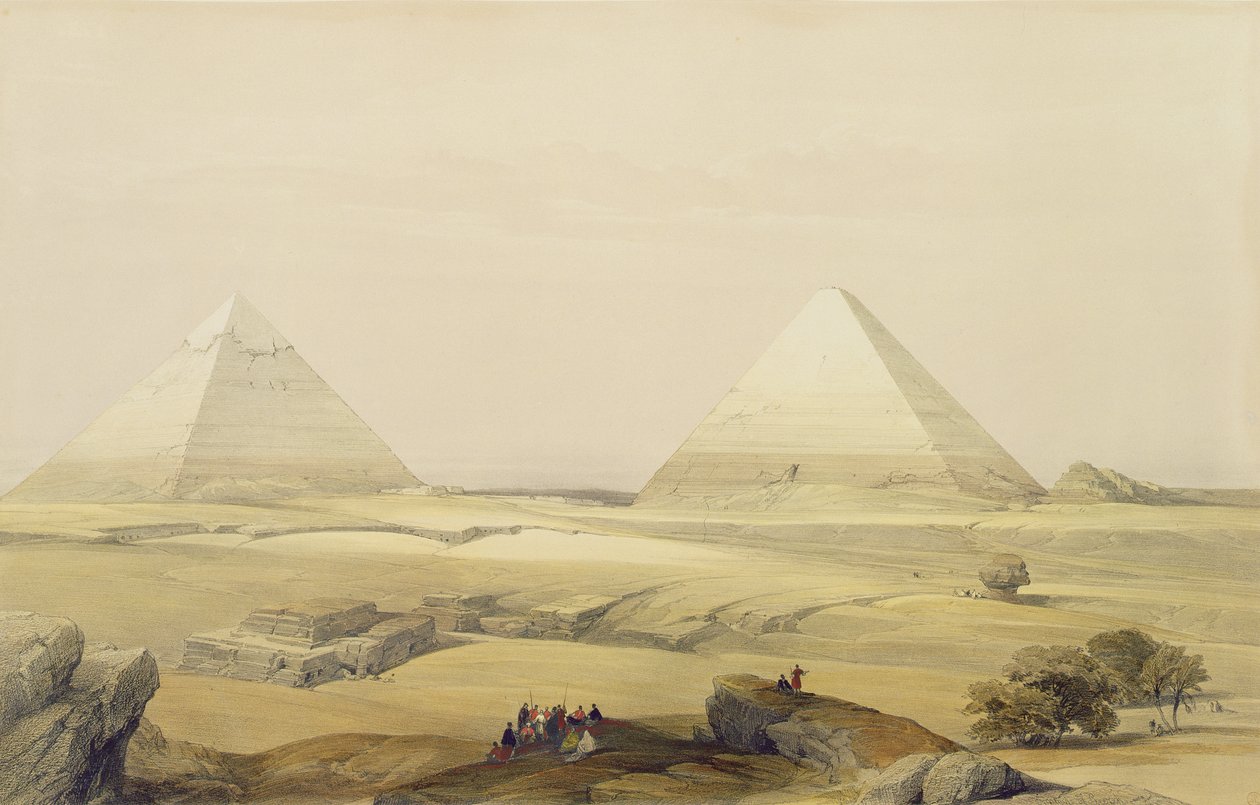 Les pyramides de Gizeh, d