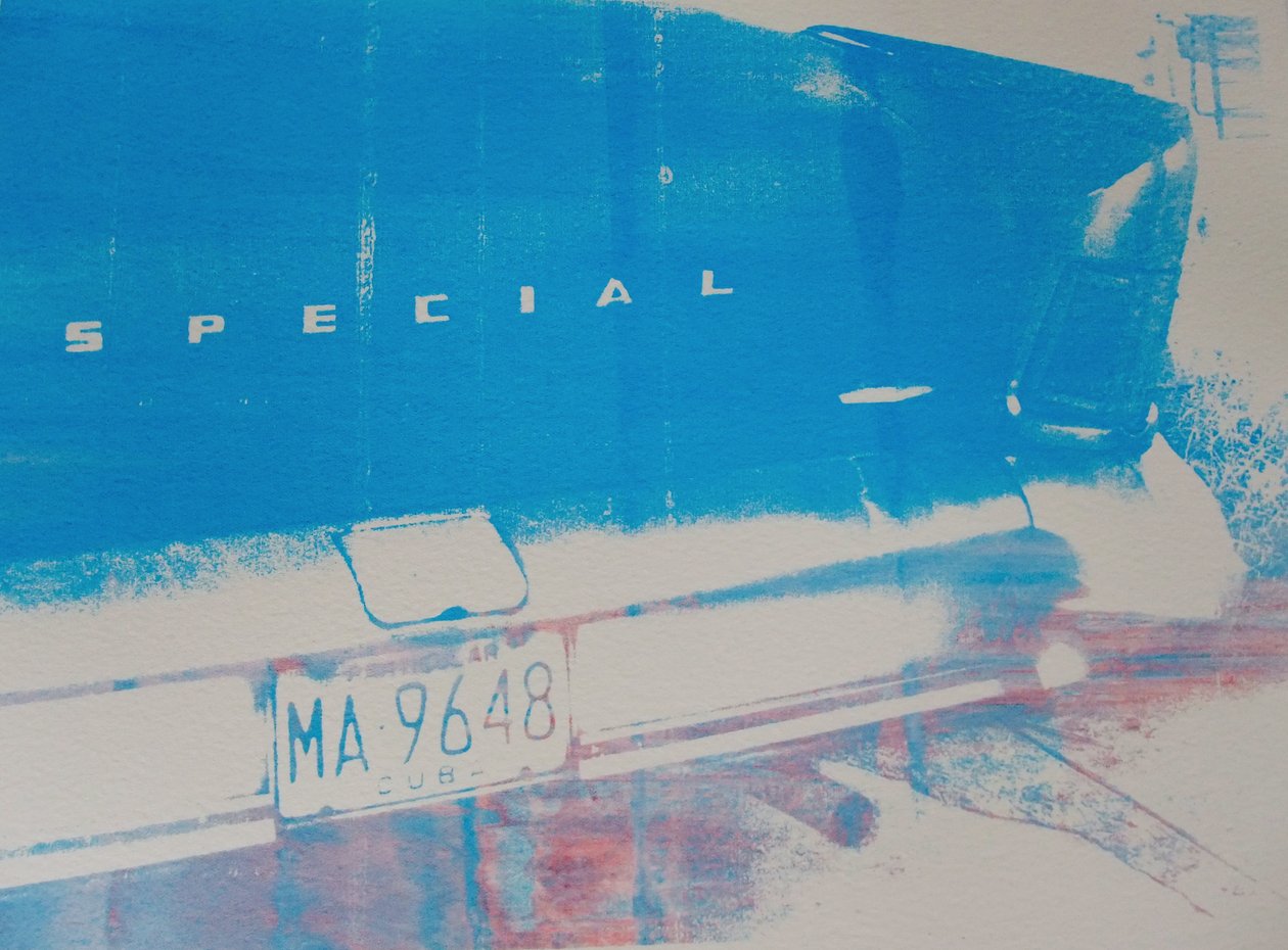 Voiture bleue - David Studwell
