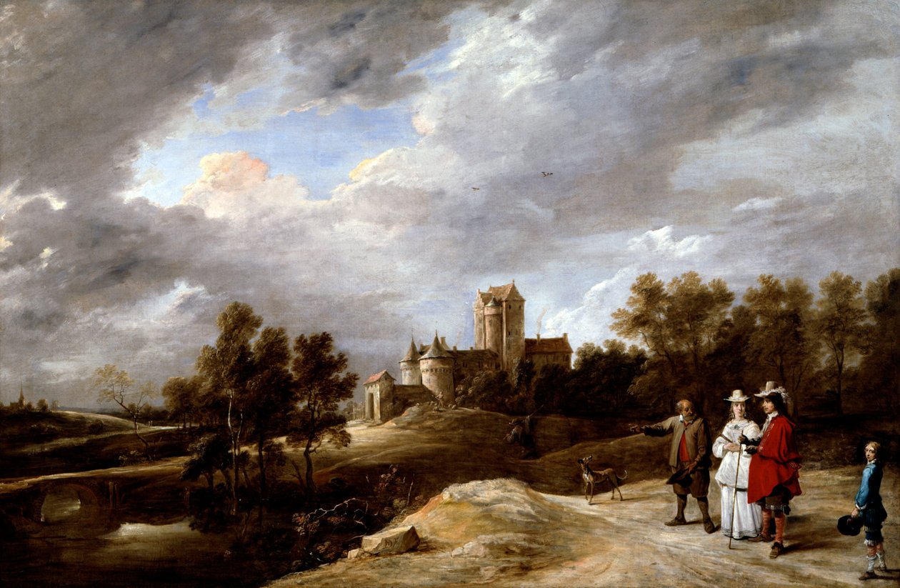 Un château et ses propriétaires - David Teniers the Younger