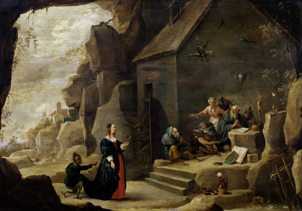 La Tentation de Saint Antoine - David Teniers the Younger