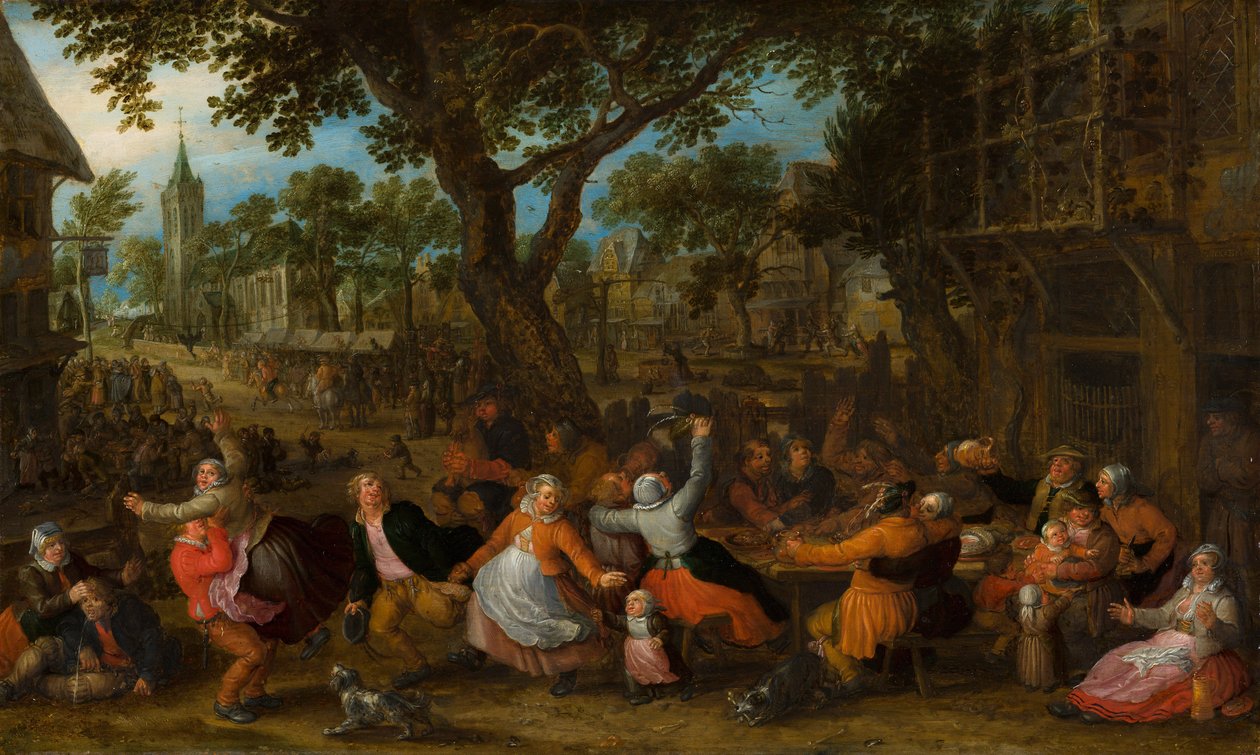 Fête de village - David Vinckboons