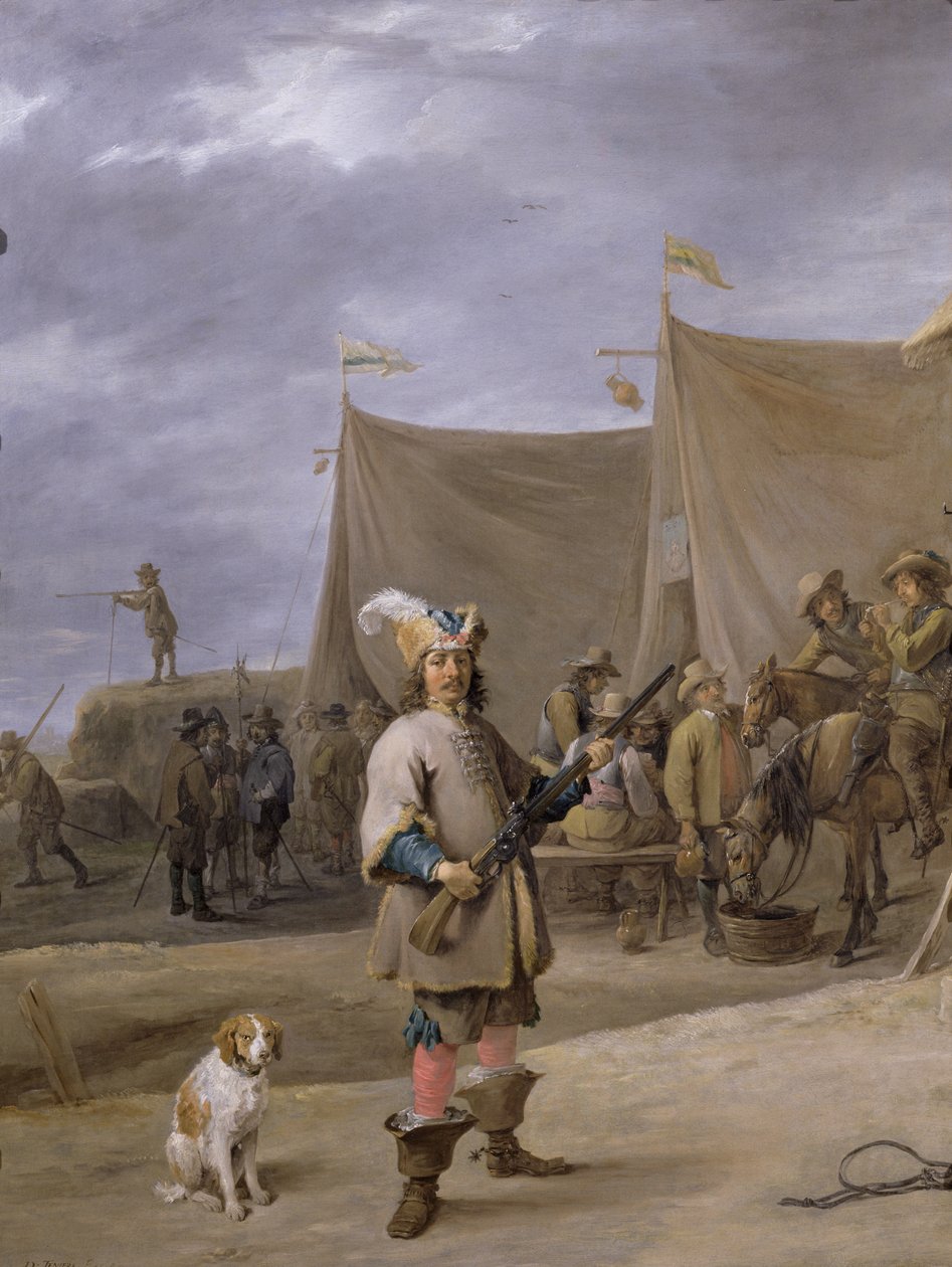 Soldat, 1640 - David Teniers the Elder