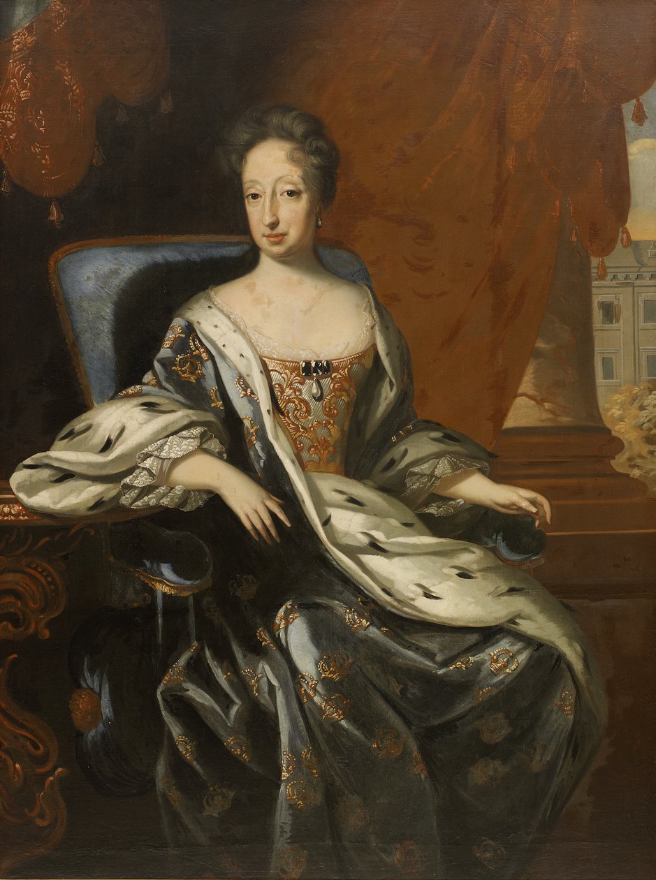 Hedvig Eleonora, reine de Suède Portrait de Hedvig Eleonora - David von Krafft