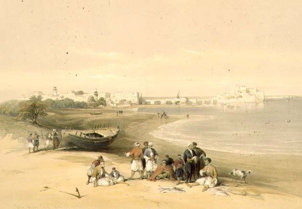 Sarda, ancienne Sidon, 28 avril 1839, planche 73 du Volume II de 
