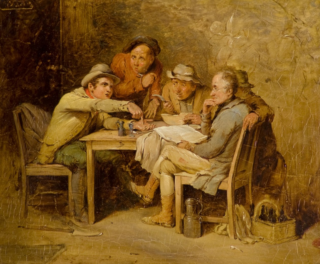 Les Politiciens du Village - David (attr.) Wilkie