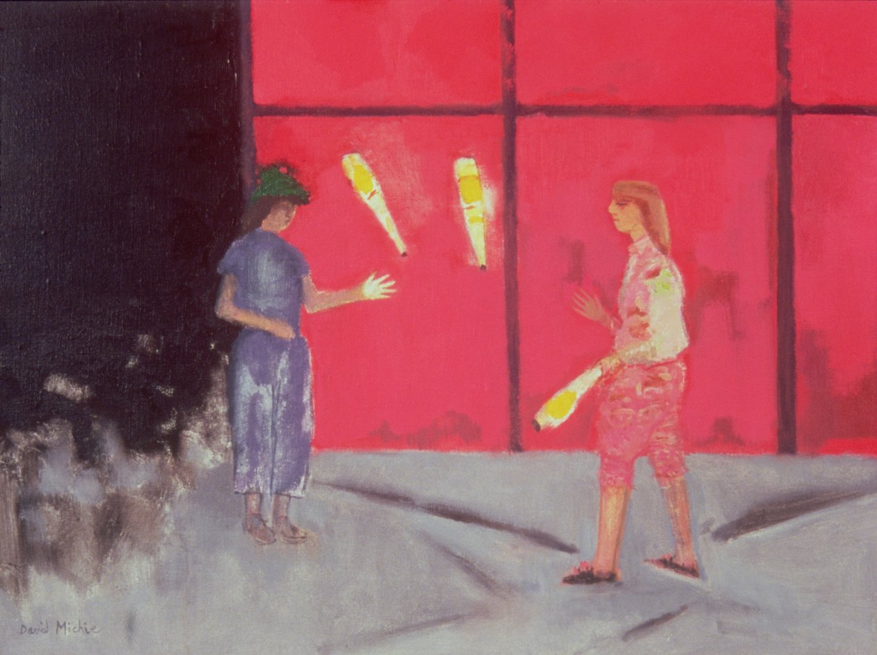 Jongleurs au Beaubourg - David Alan Redpath Michie