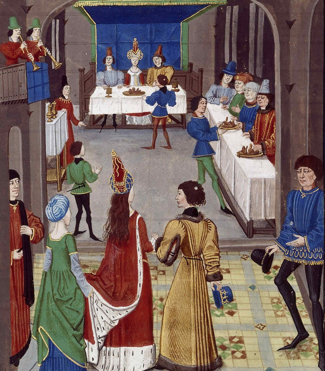 Le mariage. De : Renaud de Montauban, vers 1465 - David Aubert