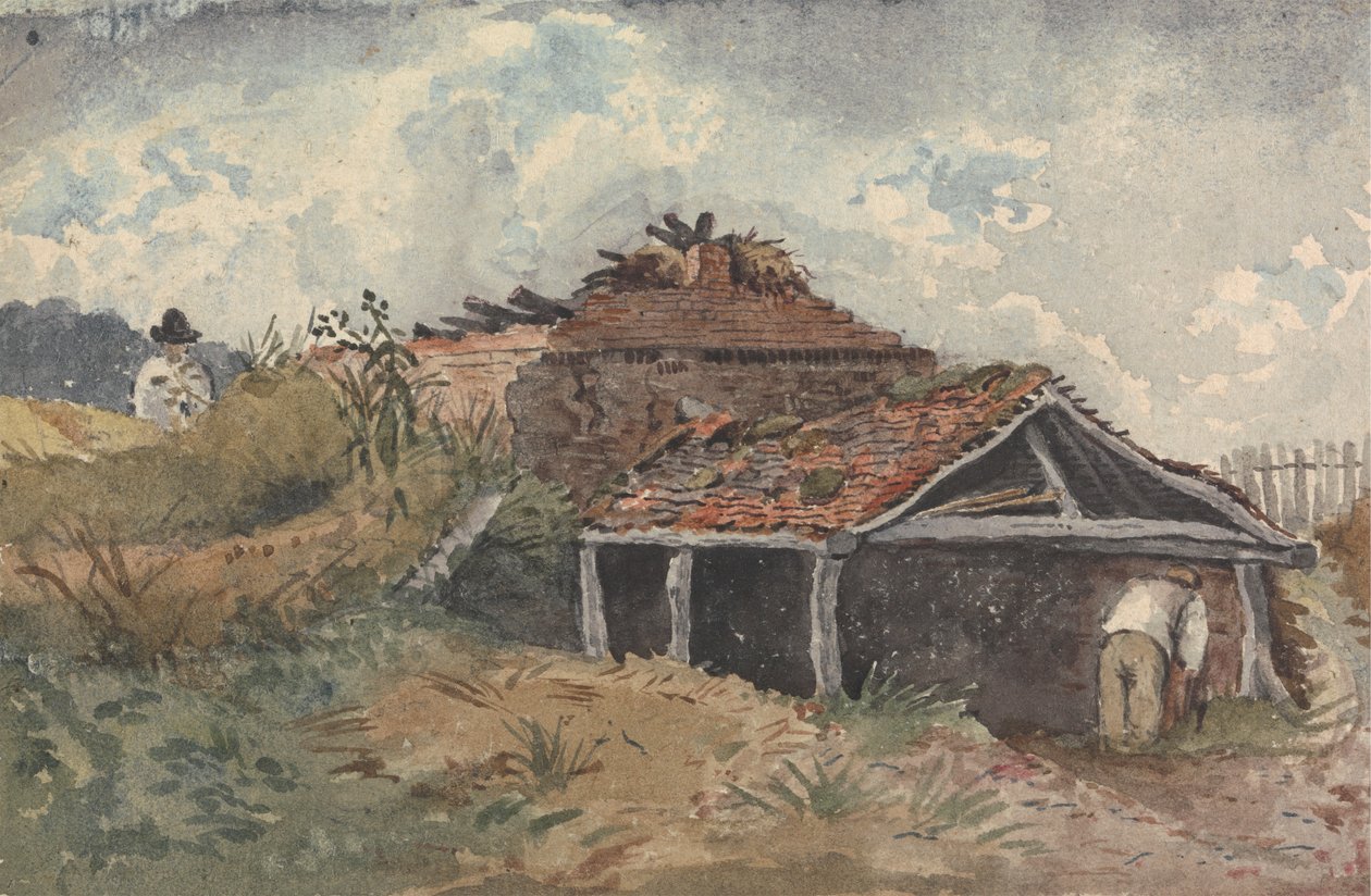 Paysage avec deux figures près d