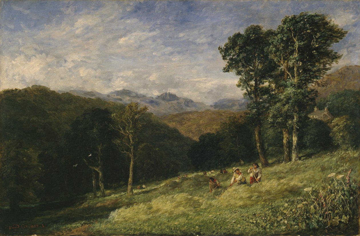 Fenaison près de Conway - David Cox