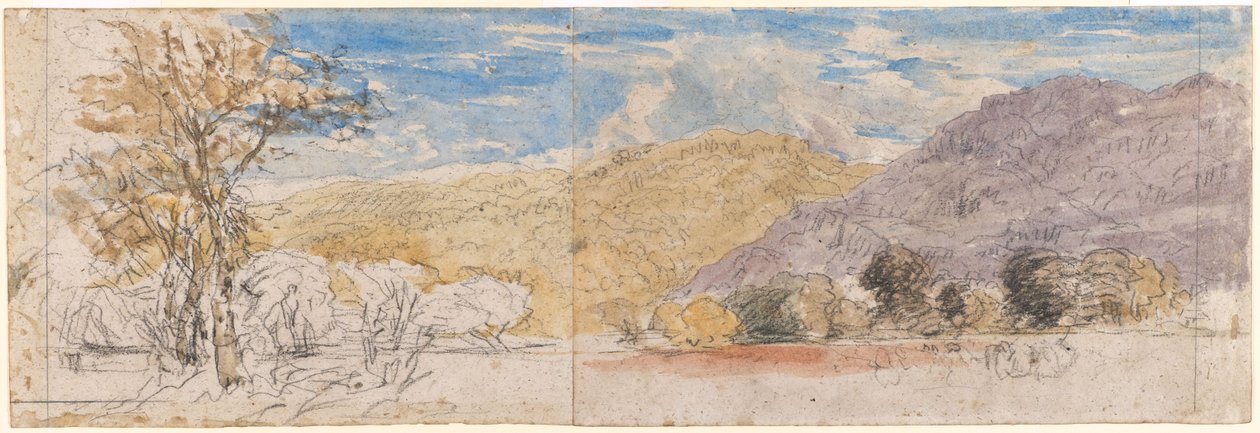 Paysage montagneux, nord du Pays de Galles - David Cox