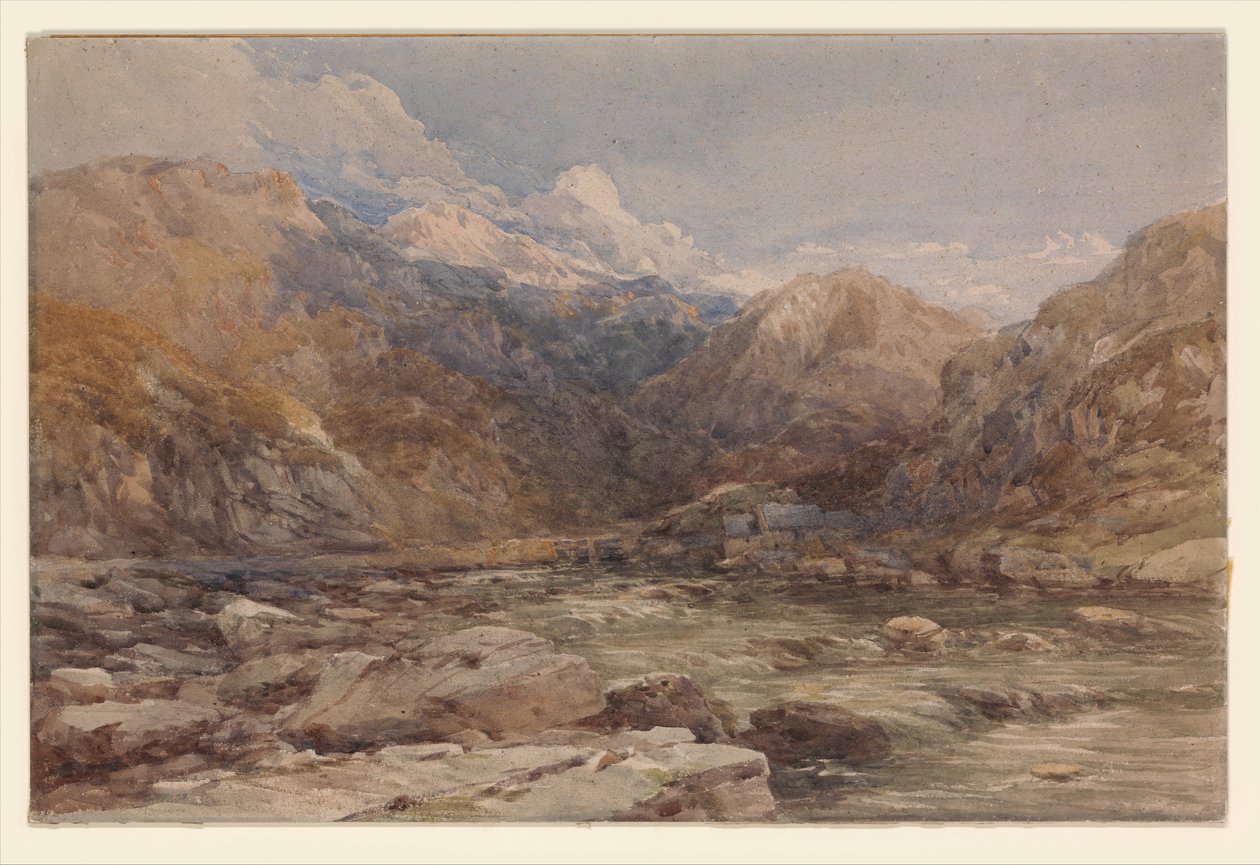 Paysage fluvial au pays de Galles - David Cox