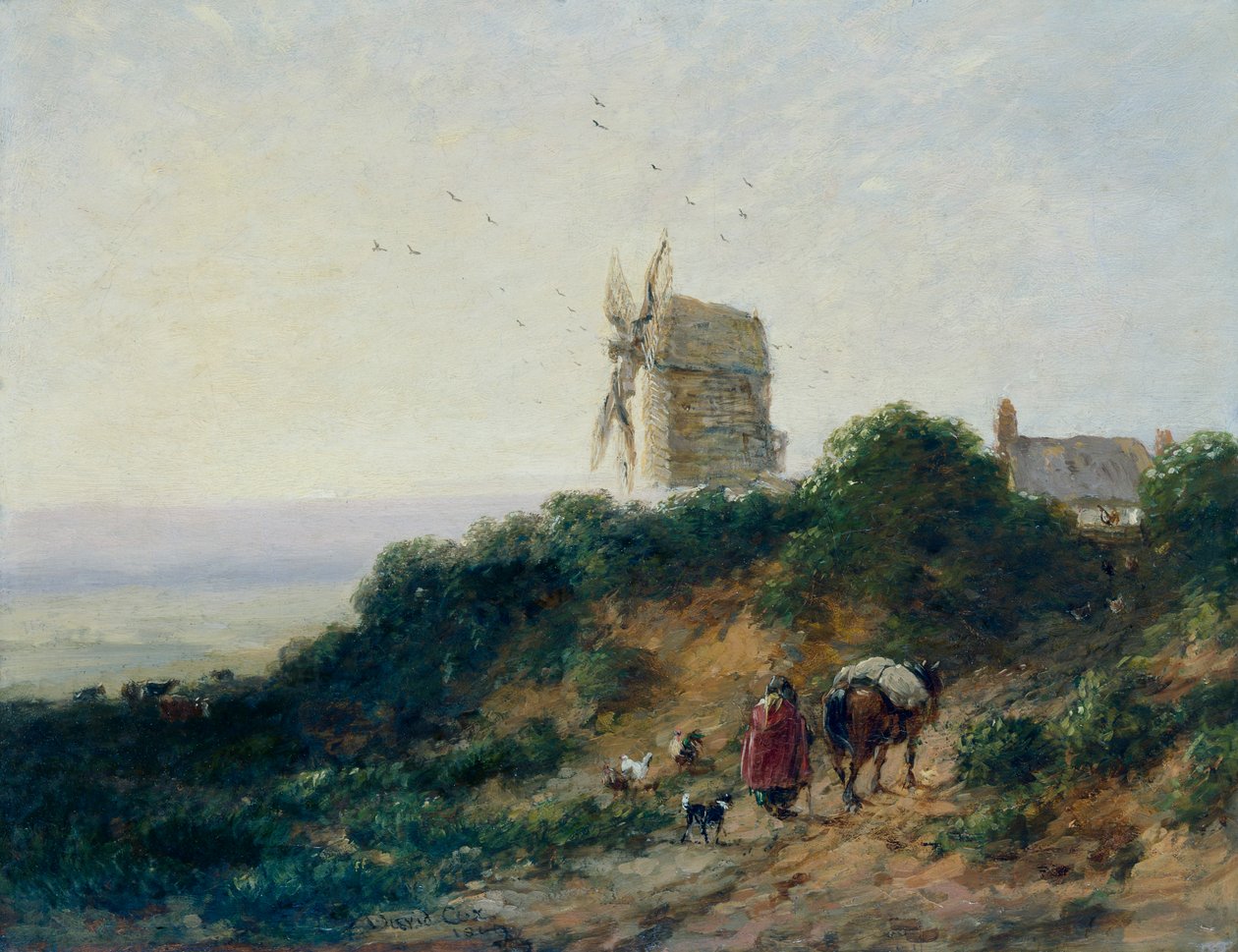 Le chemin vers le moulin, 1849 - David Cox the elder