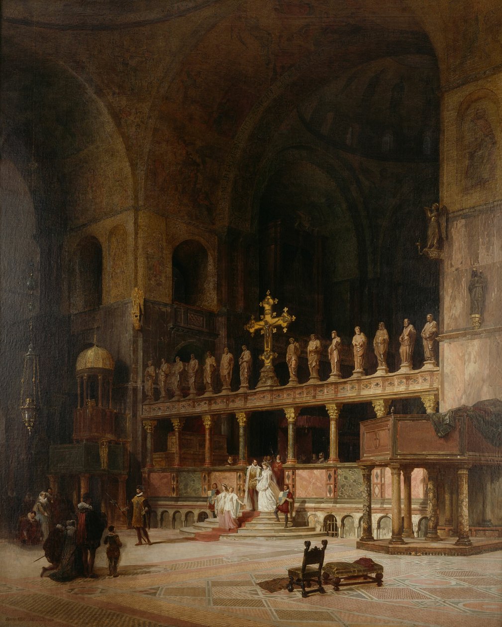 Intérieur de Saint-Marc, Venise - David Dalhoff Neal