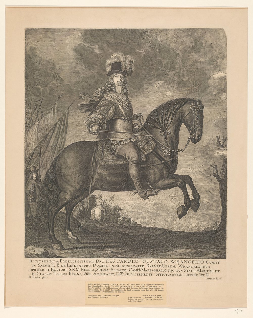 Illustrissimo & Excellentissimo Dmo. Dno. Carolo Gustavo Wrangelio - David Ehrenstrahl