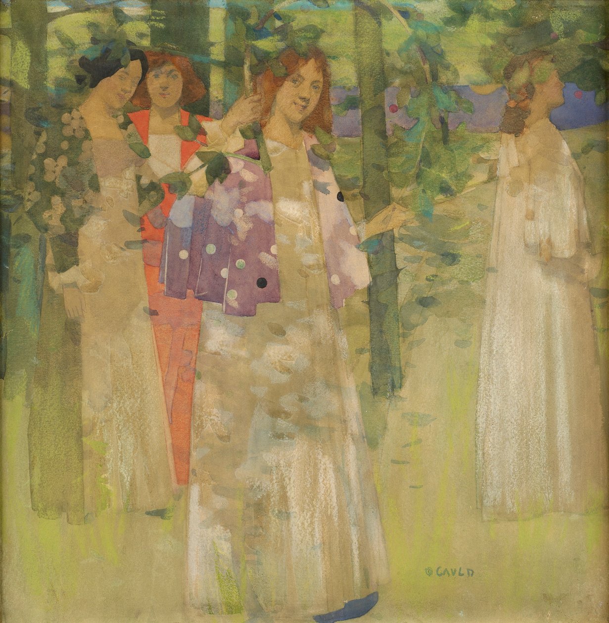 La procession de Sainte Agnès - David Gauld
