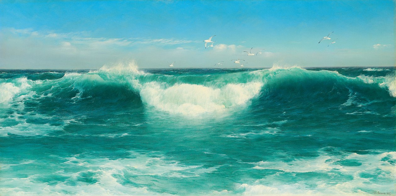 Un rouleau de Cornouailles, 1898 - David James
