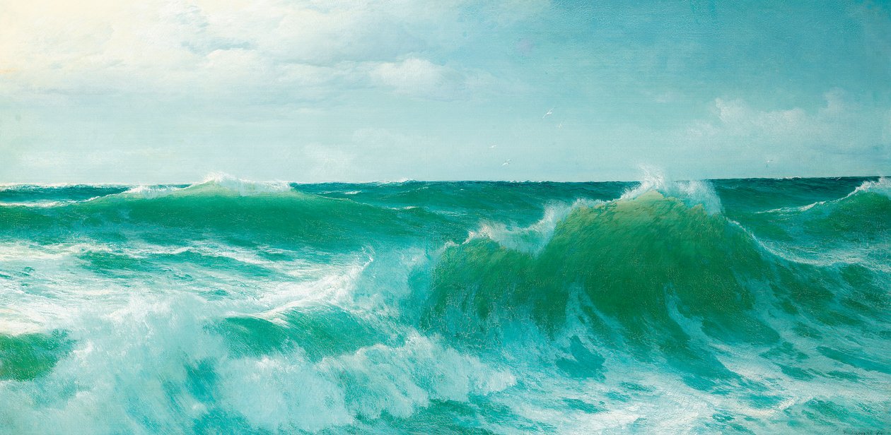 Une vague déferlante, 1894 - David James