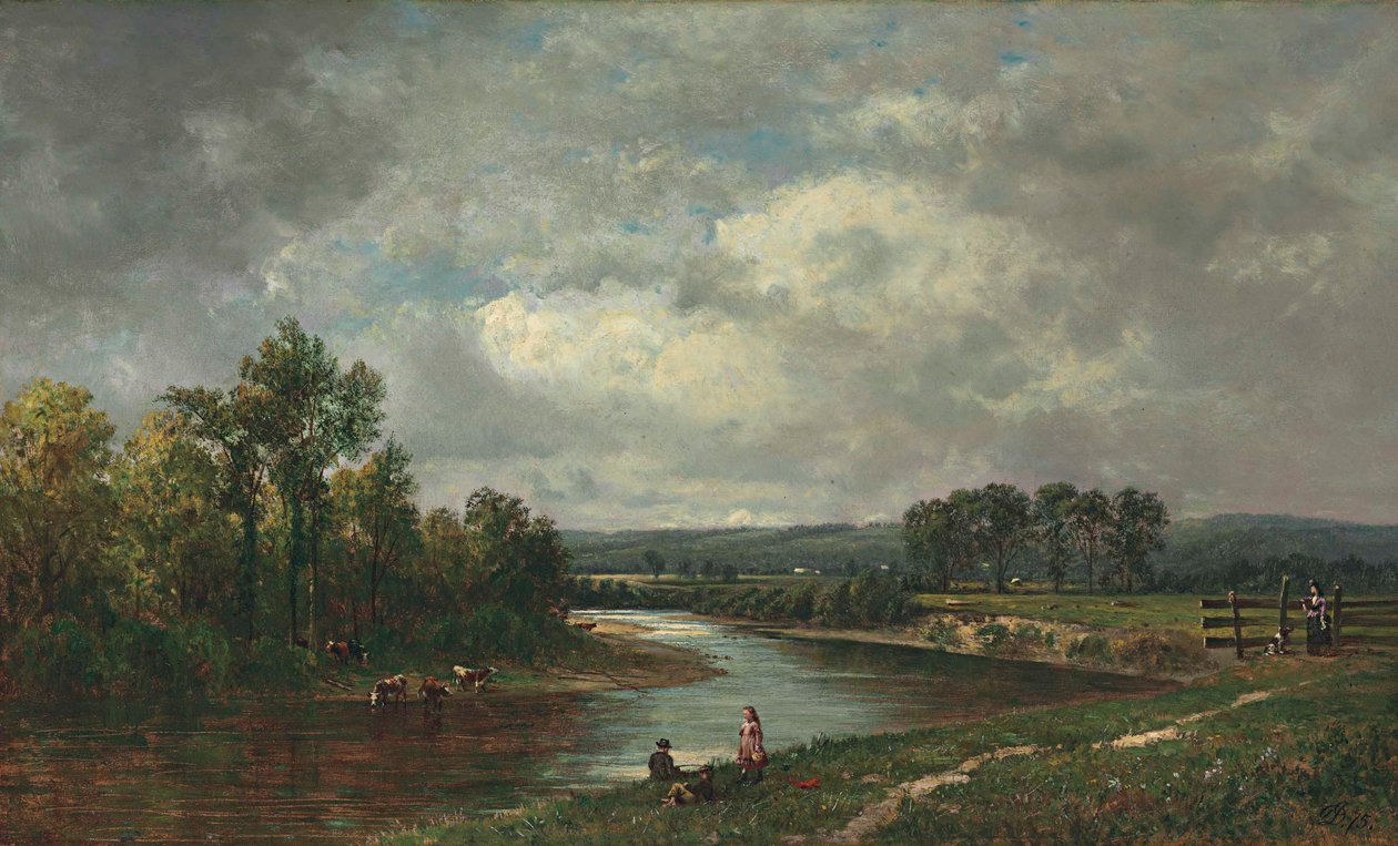 Rivière Connecticut à South Lancaster, New Hampshire - David Johnson